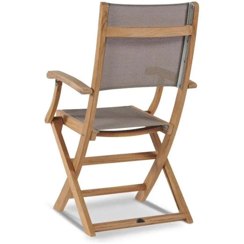 Stella Teak Outdoor Folding Armchair-Outdoor Dining Chairs-HiTeak-LOOMLAN
