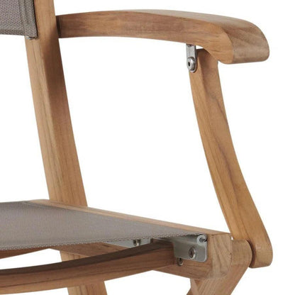 Stella Teak Outdoor Folding Armchair-Outdoor Dining Chairs-HiTeak-LOOMLAN