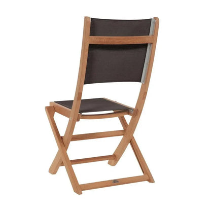 Stella Teak Outdoor Folding Chair-Outdoor Accent Chairs-HiTeak-LOOMLAN