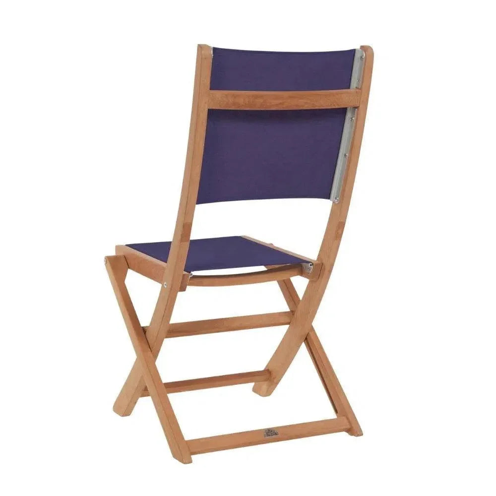 Stella Teak Outdoor Folding Chair-Outdoor Accent Chairs-HiTeak-LOOMLAN
