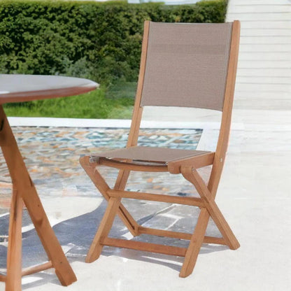 Stella Teak Outdoor Folding Chair-Outdoor Accent Chairs-HiTeak-LOOMLAN