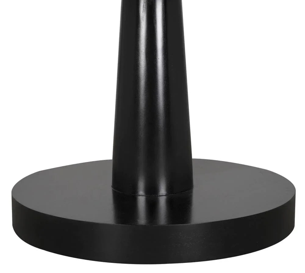 Stella Wooden Black Dining Table-Dining Tables-Noir-LOOMLAN