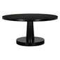 Stella Wooden Black Dining Table-Dining Tables-Noir-LOOMLAN