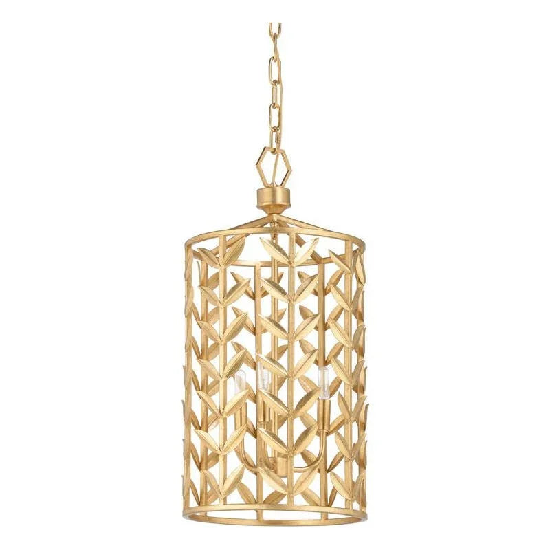 Stem Modern Gold Light Lantern - LOOMLAN - Chelsea House - Lanterns