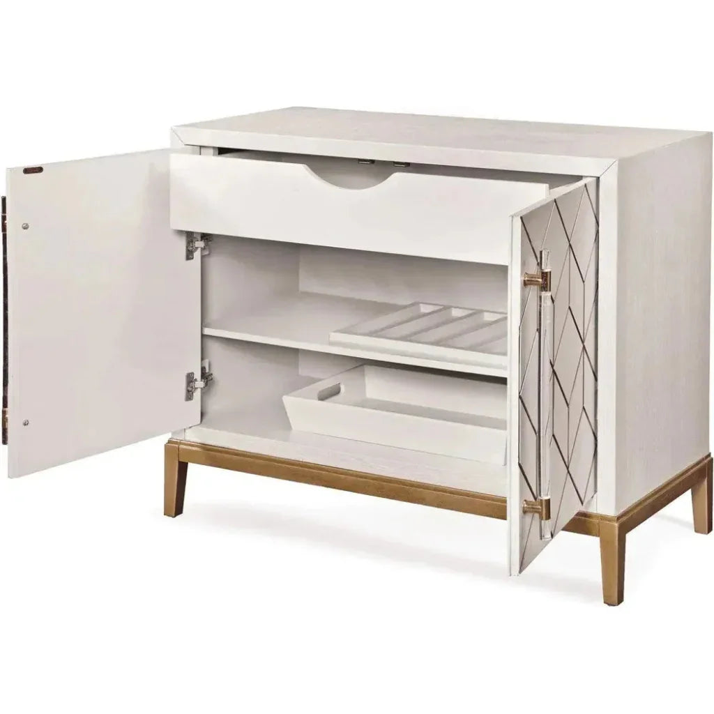 Stemware Holders Home Bar Cabinet-Home Bar Cabinets-Bassett Mirror-LOOMLAN