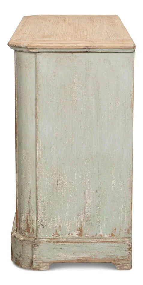 Stephano Two Door Wood Sideboard - LOOMLAN - Sarreid - Sideboards