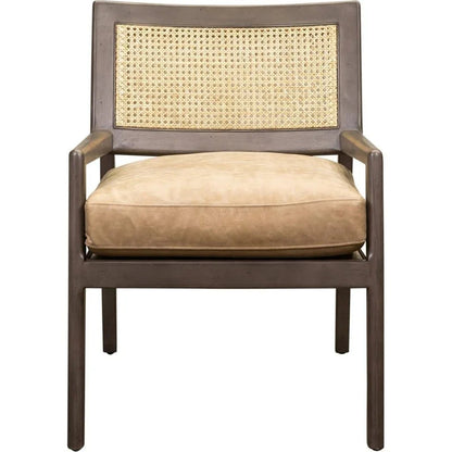 Sterling Cane Detailing Foam Cushion Chair - LOOMLAN - Olivia + Quinn - Accent Chairs