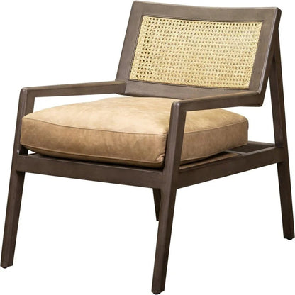Sterling Cane Detailing Foam Cushion Chair - LOOMLAN - Olivia + Quinn - Accent Chairs