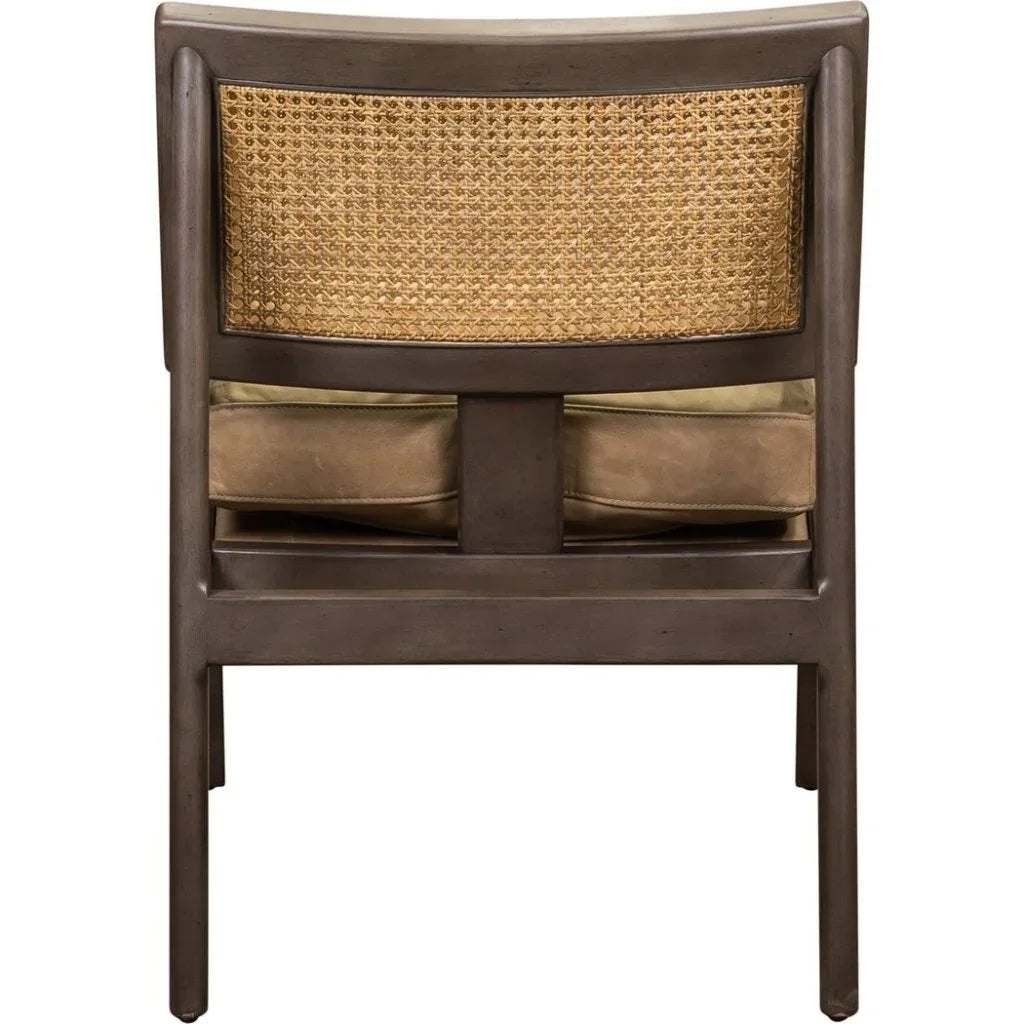 Sterling Cane Detailing Foam Cushion Chair - LOOMLAN - Olivia + Quinn - Accent Chairs