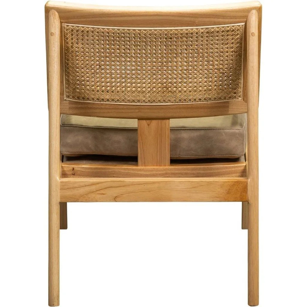 Sterling Cane Detailing Foam Cushion Chair - LOOMLAN - Olivia + Quinn - Accent Chairs