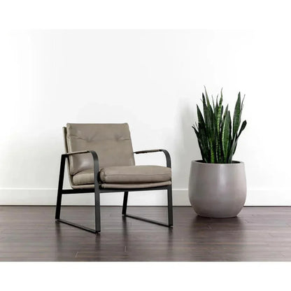 Sterling Leather Lounge Chair - LOOMLAN - SUNPAN - Accent Chairs