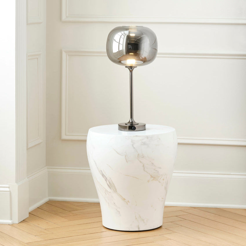 Sterling Rechargeable Glass Floor Lamp-Floor Lamps-Wildwood-LOOMLAN