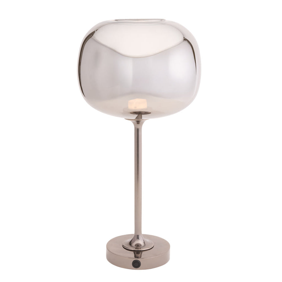 Sterling Rechargeable Glass Floor Lamp-Floor Lamps-Wildwood-LOOMLAN