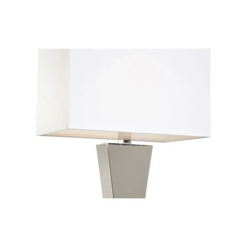 Sterling Triangular Polished Nickel Table Lamp - LOOMLAN - Wildwood - Table Lamps