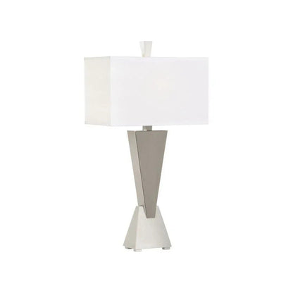 Sterling Triangular Polished Nickel Table Lamp - LOOMLAN - Wildwood - Table Lamps