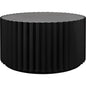 Stern Coffee Table, Black Steel - LOOMLAN - Noir - Coffee Tables