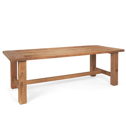 Stetson Natural Wooden Dining Table-Dining Tables-Mercana-LOOMLAN