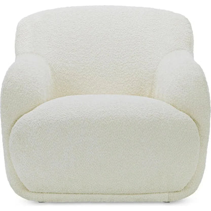 Stevie Performance Fabric Lounge Armchair-Lounge Chairs-Moe's Home-Cream-LOOMLAN