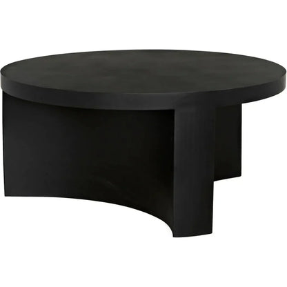 Steward Black Round Coffee Table
