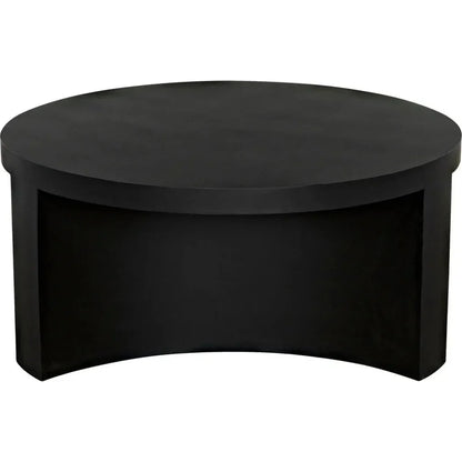 Steward Black Round Coffee Table