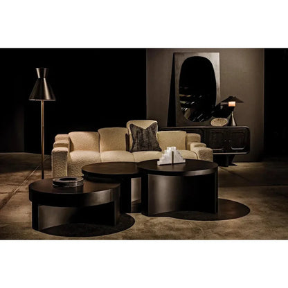 Steward Black Round Coffee Table