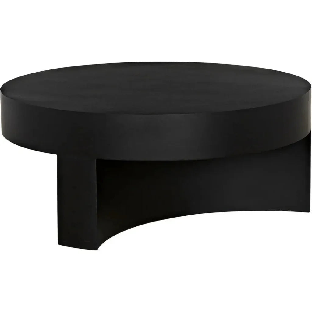Steward Black Round Coffee Table