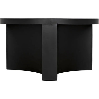 Steward Black Round Coffee Table