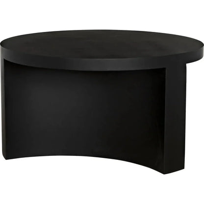 Steward Black Round Coffee Table