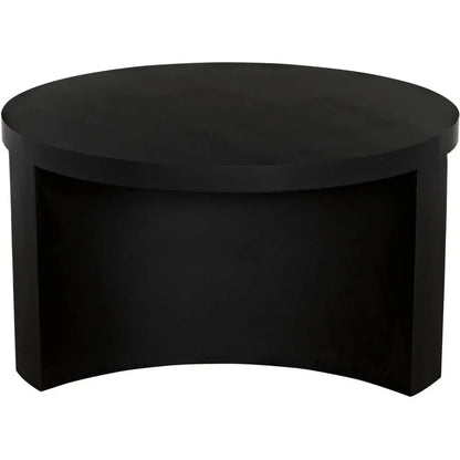 Steward Black Round Coffee Table