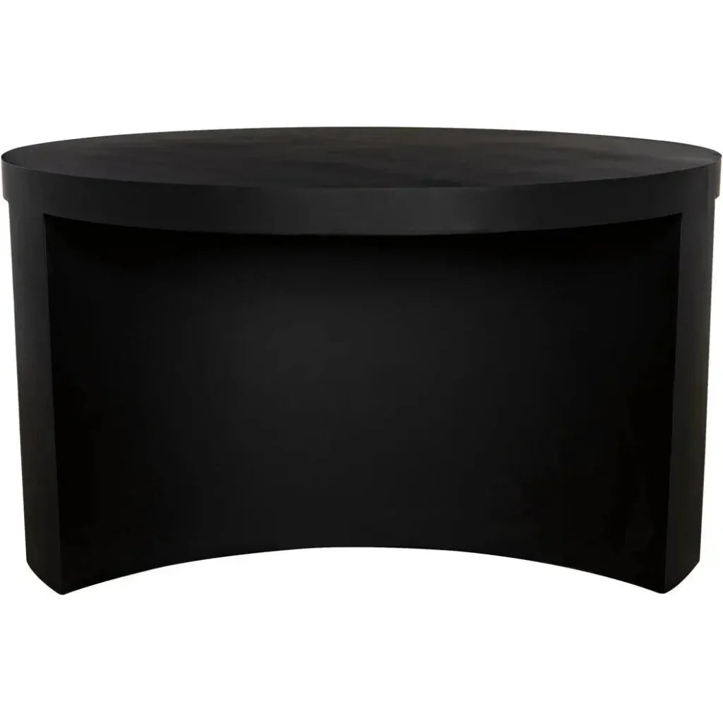 Steward Black Round Coffee Table