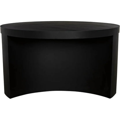 Steward Black Round Coffee Table
