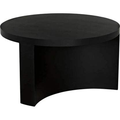 Steward Black Round Coffee Table