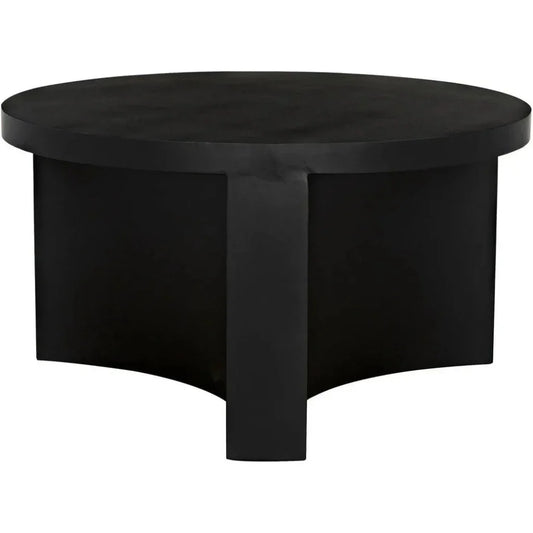 Steward Black Round Coffee Table