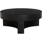 Steward Black Round Coffee Table