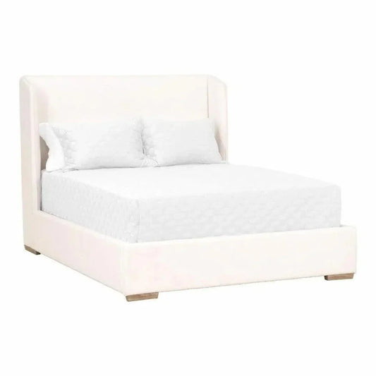 Stewart LiveSmart White Platform Bed Frame - LOOMLAN - Essentials For Living - Beds