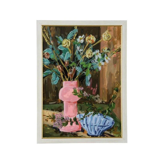 Still Life Bouquet I Gold Framed Artwork-Framed Wall Art-Chelsea House-LOOMLAN