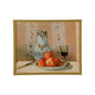 Still Life with Apples and Pitcher I Gold Framed Artwork-Framed Wall Art-Chelsea House-LOOMLAN
