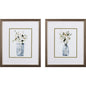 Still Moment Blue Framed Wall Art 2PC