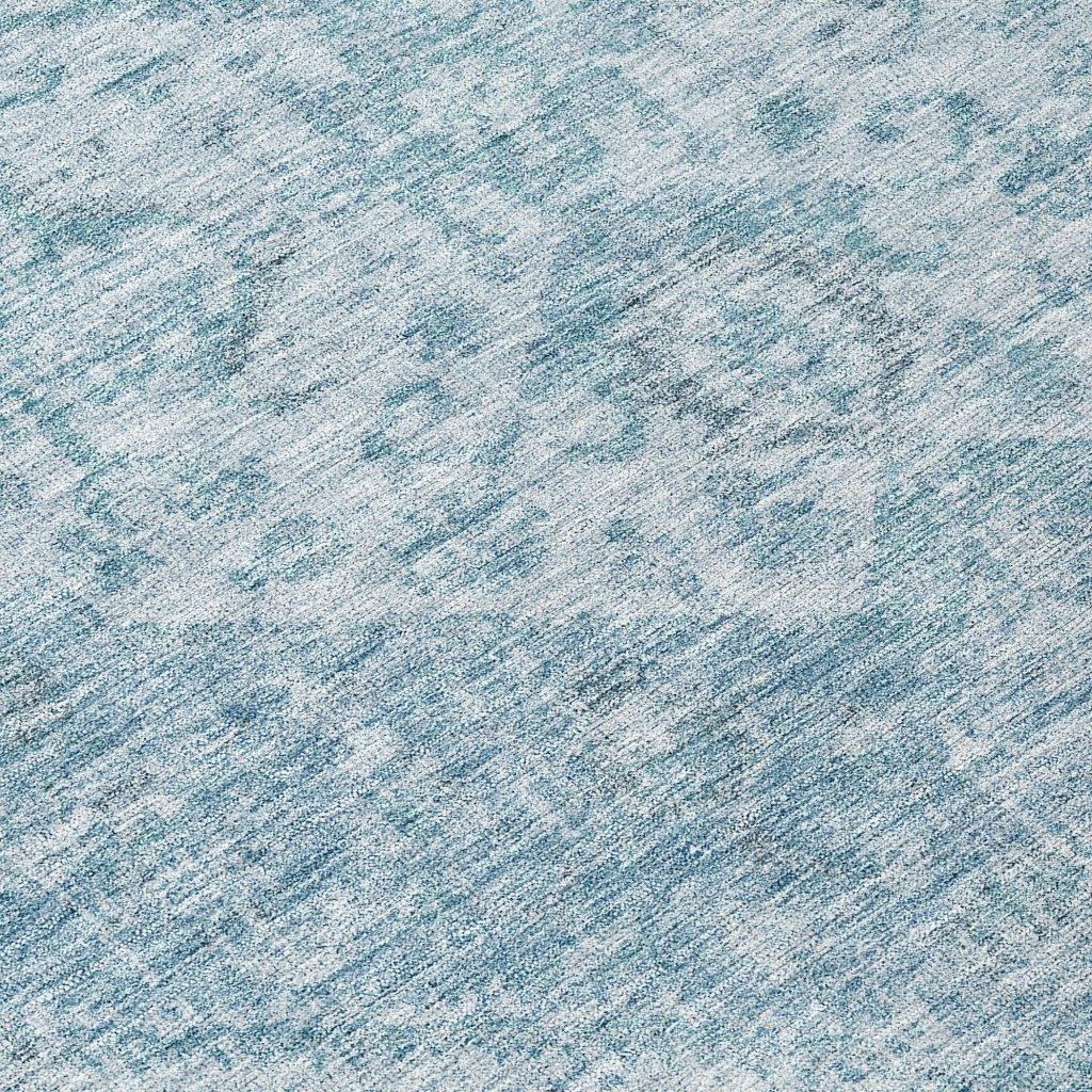 Stockholm Blue Washable Indoor-Outdoor Rug-Outdoor Rugs-LOOMLAN Rugs-LOOMLAN