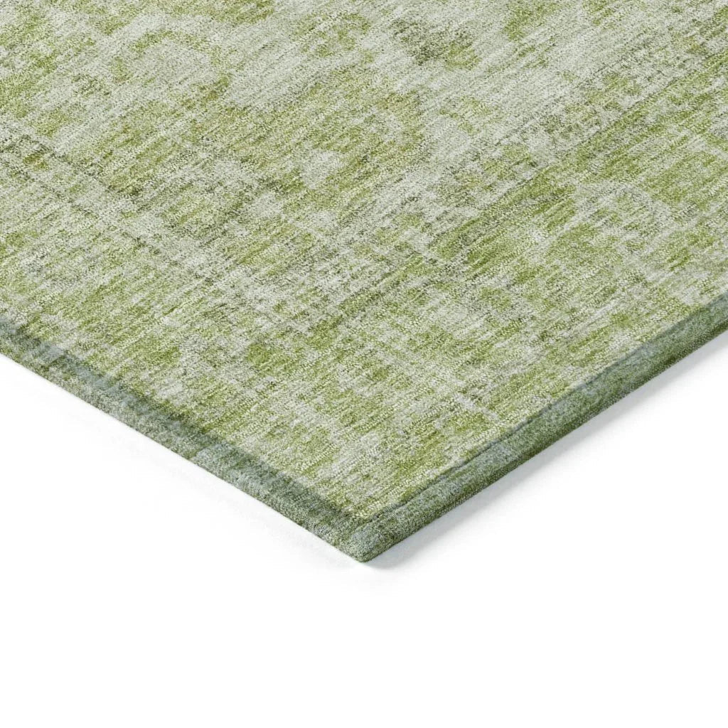 Stockholm Green Washable Indoor-Outdoor Rug-Outdoor Rugs-LOOMLAN Rugs-LOOMLAN