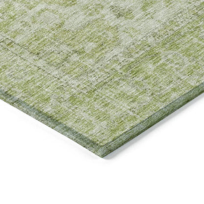 Stockholm Green Washable Indoor-Outdoor Rug-Outdoor Rugs-LOOMLAN Rugs-LOOMLAN