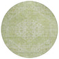 Stockholm Green Washable Indoor-Outdoor Rug-Outdoor Rugs-LOOMLAN Rugs-8' x 8'-LOOMLAN
