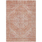 Stockholm Orange Washable Indoor-Outdoor Rug-Outdoor Rugs-LOOMLAN Rugs-2'6" x 3'10"-LOOMLAN