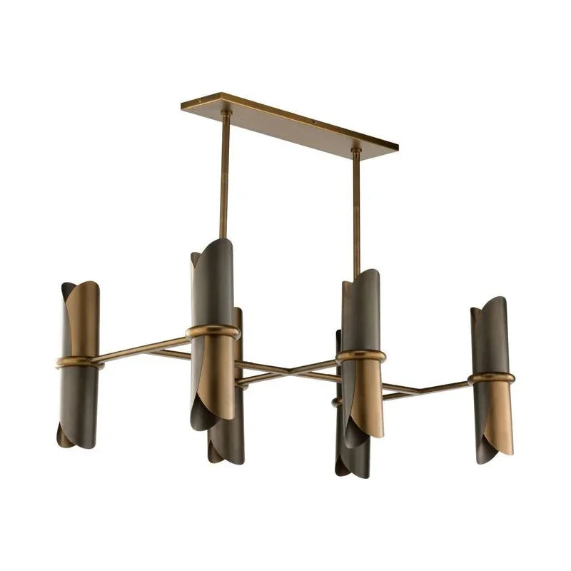 Stockman Dual Illumination Piece Chandelier - LOOMLAN - Wildwood - Chandeliers