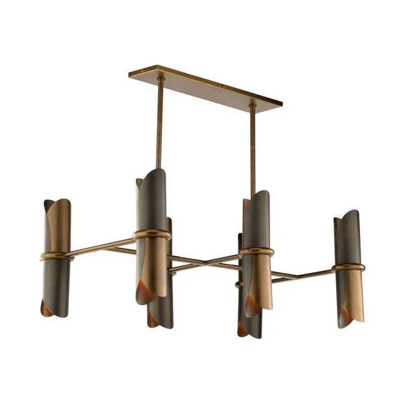 Stockman Dual Illumination Piece Chandelier - LOOMLAN - Wildwood - Chandeliers