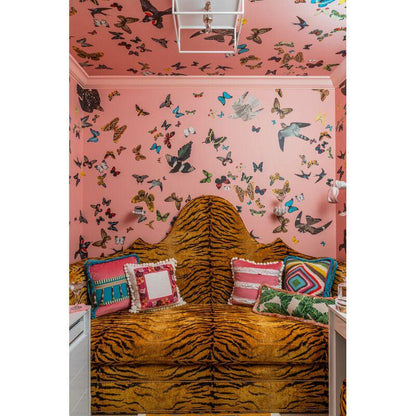 Stone Harbor Polished Nickel Framed Flush Mount-Flush Mounts-Wildwood-LOOMLAN