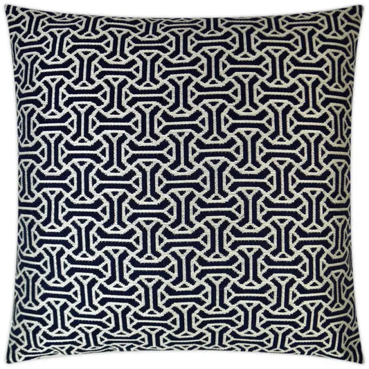 Stoneking Navy Blue Throw Pillow With Insert - LOOMLAN - D.V. Kap - Throw Pillows