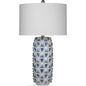 Stones Ceramic Blue Table Lamp - LOOMLAN - Bassett Mirror - Table Lamps