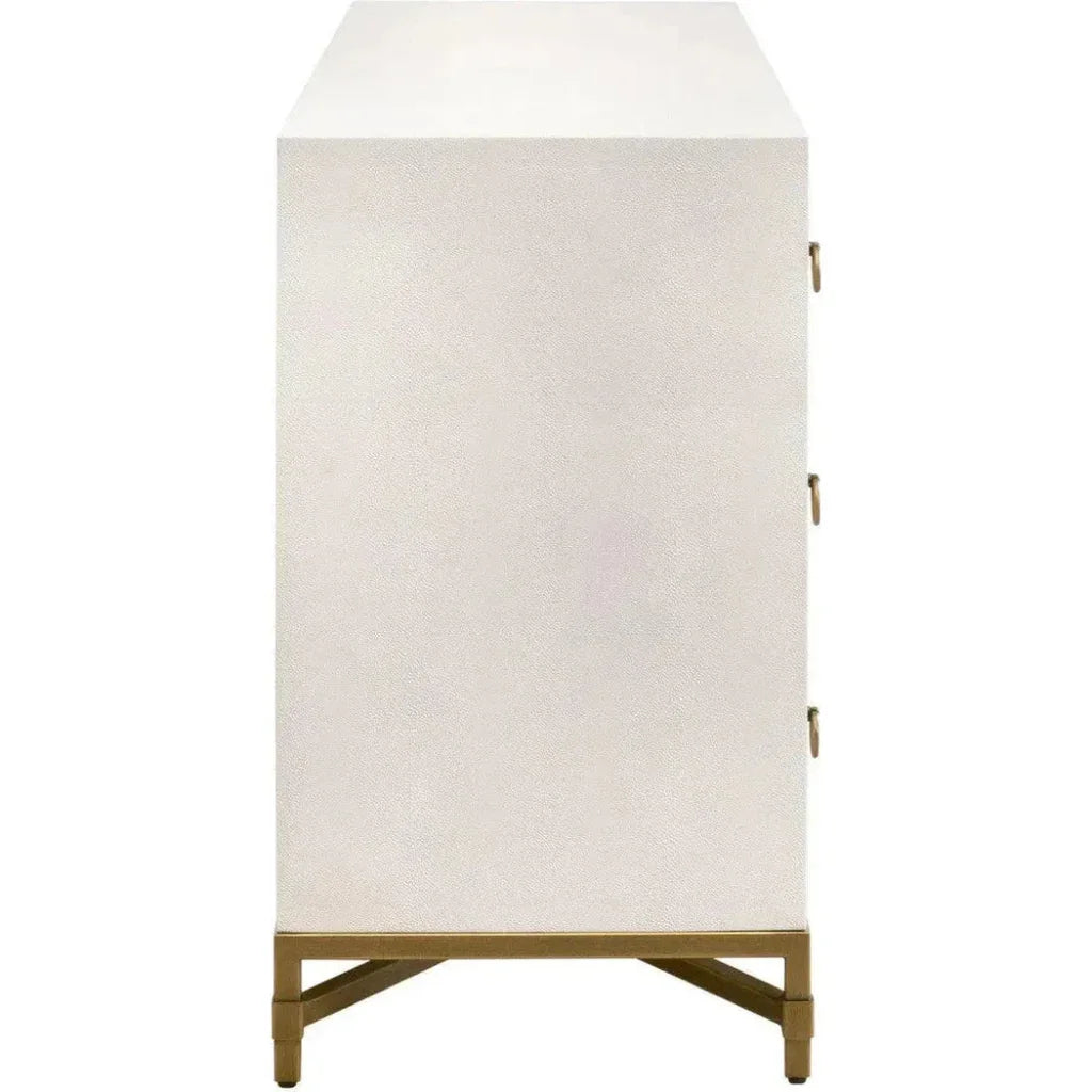 Strand Shagreen 6 - Drawer Double Dresser - LOOMLAN - Essentials For Living - Dressers