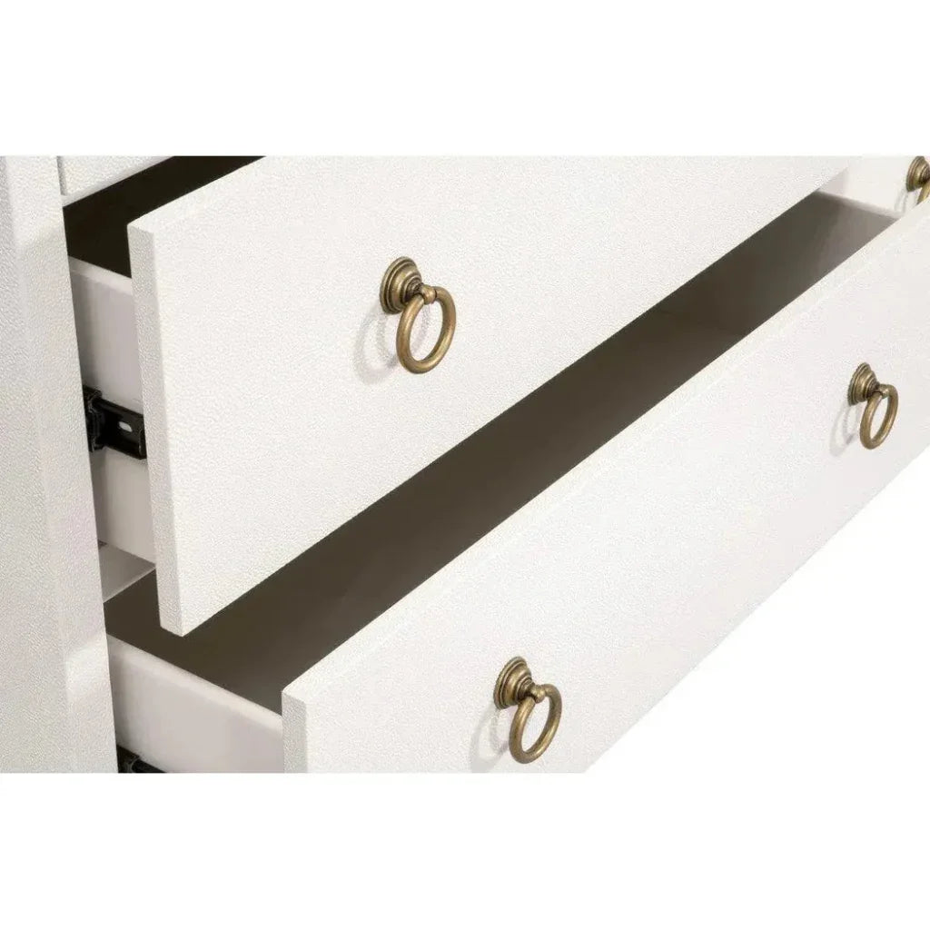 Strand Shagreen 6 - Drawer Double Dresser - LOOMLAN - Essentials For Living - Dressers